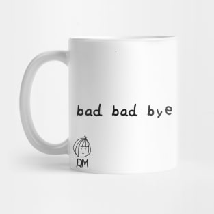 Bad Bad Bye - RM BTS Lyrics Black Version Mug